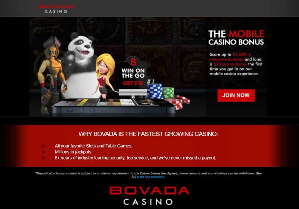 Bovada Mobile Casino