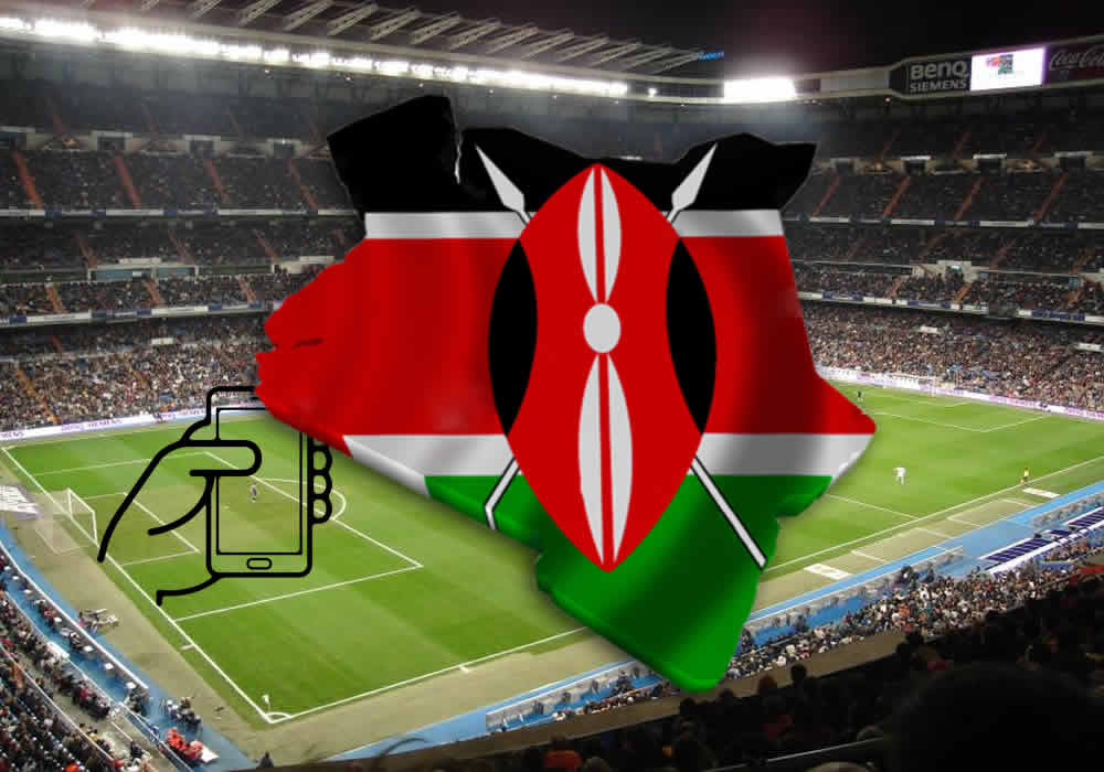 Kenya Flag And Stadium