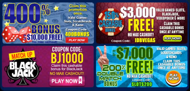 Huge Bonuses Available At Vegas Mobile Casino